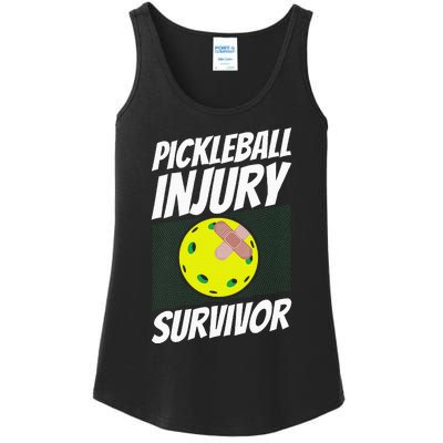 Pickleball Bandaid Pickleball Injury Survivor Ladies Essential Tank