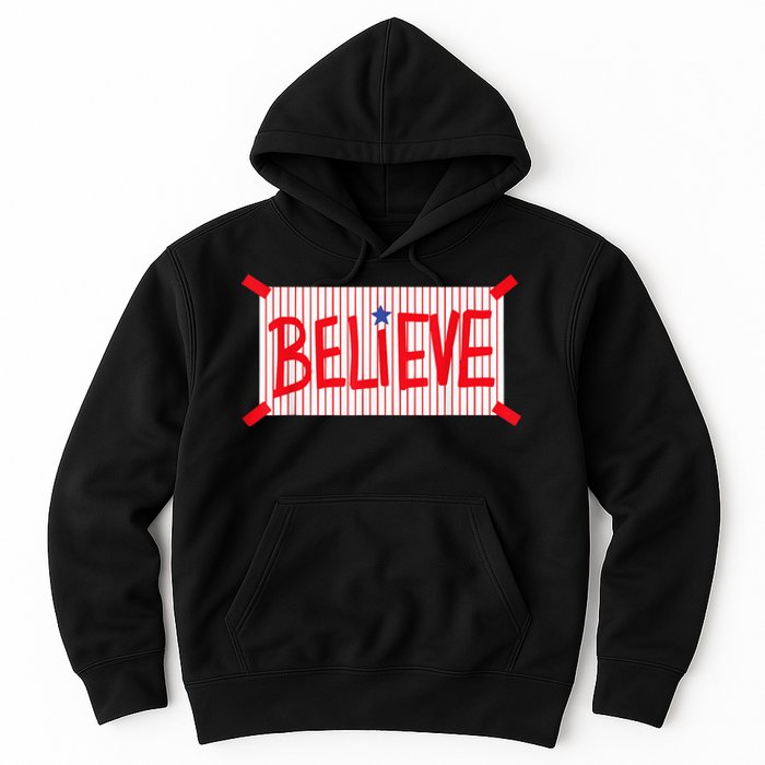 P.H.I.L.L.Y Believe Philadelphia Baseball Player Hoodie