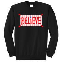 P.H.I.L.L.Y Believe Philadelphia Baseball Player Tall Sweatshirt