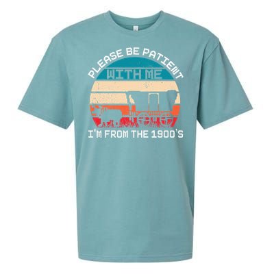 Please Be Patient With Me IM From The 1900S Funny Saying Sueded Cloud Jersey T-Shirt