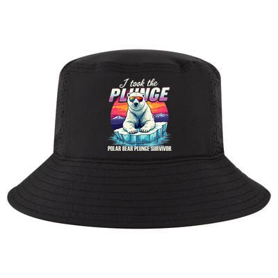 Polar Bear Plunge Survivor Fun Winter Adventurers Apparel Cool Comfort Performance Bucket Hat