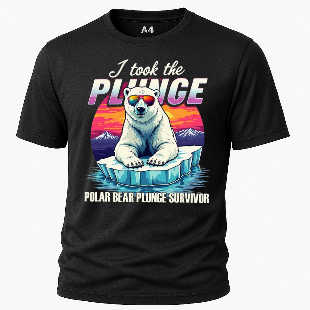 Polar Bear Plunge Survivor Fun Winter Adventurers Apparel Performance Shirt