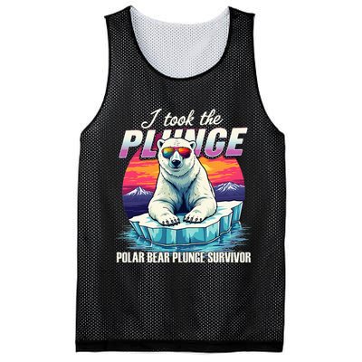 Polar Bear Plunge Survivor Fun Winter Adventurers Apparel Mesh Reversible Basketball Jersey Tank