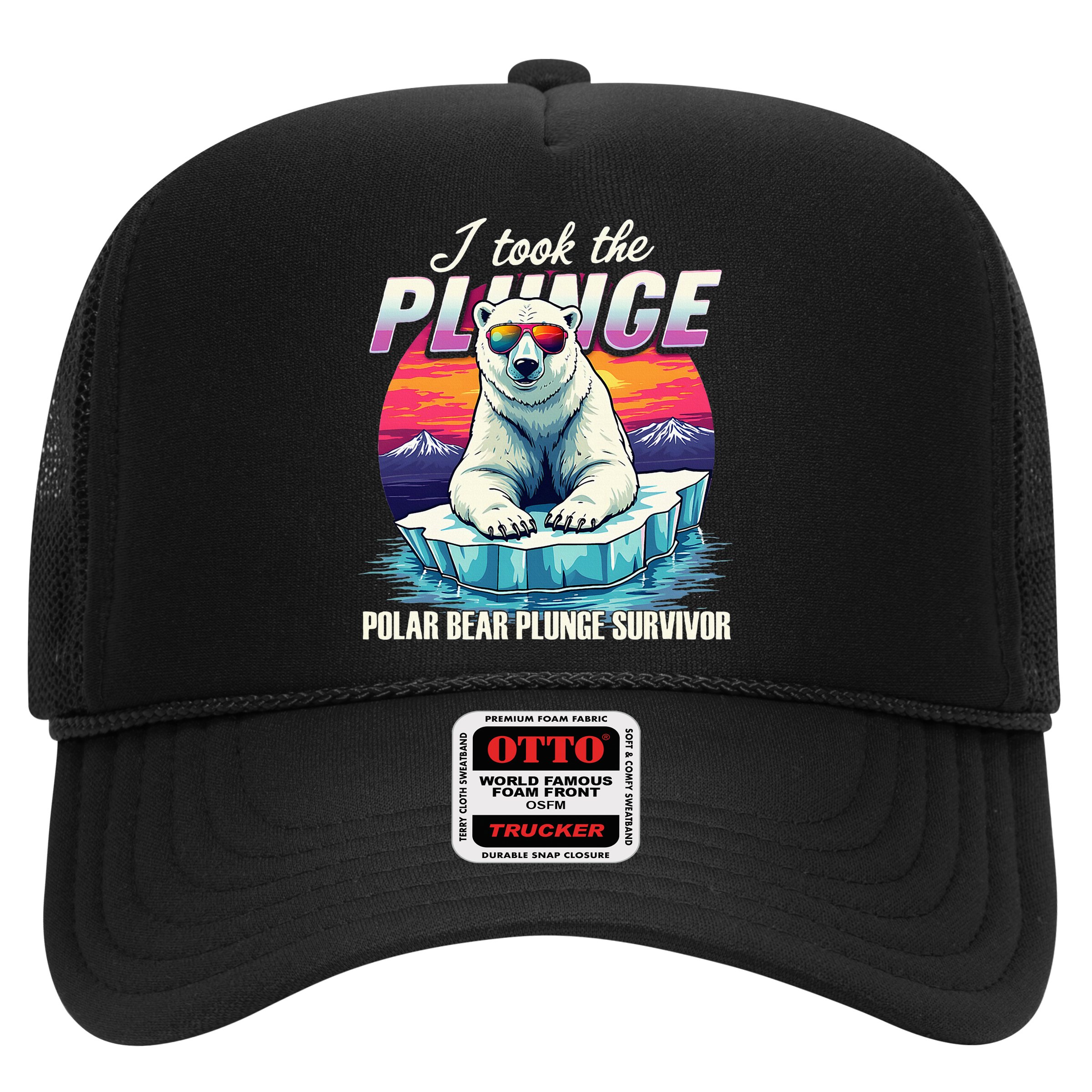 Polar Bear Plunge Survivor Fun Winter Adventurers Apparel Hat