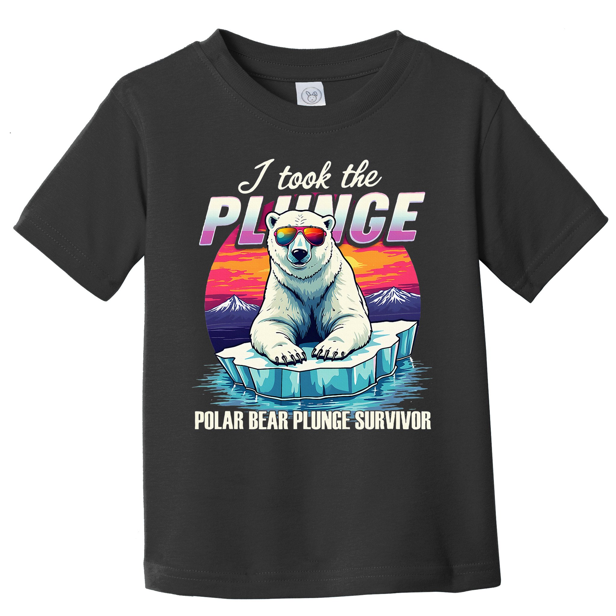 Polar Bear Plunge Survivor Fun Winter Adventurers Apparel Toddler T-Shirt