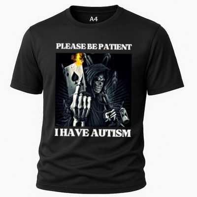 Please Be Patient I Have Autism Hard Cool Skeleton Meme Cute Gift Performance Shirt