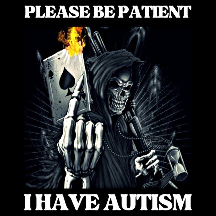 Please Be Patient I Have Autism Hard Cool Skeleton Meme Cute Gift Wool Snapback Cap
