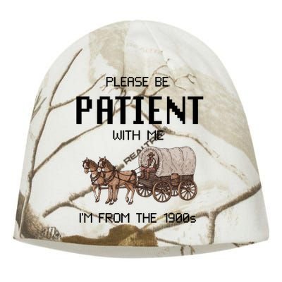 Please Be Patient With Me IM From The 1900s Vintage Kati - Camo Knit Beanie