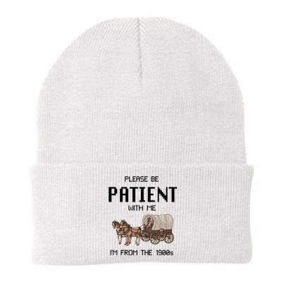 Please Be Patient With Me IM From The 1900s Vintage Knit Cap Winter Beanie