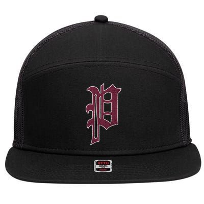 Philadelphia Baseball P Philly Pride Vintage Phill 7 Panel Mesh Trucker Snapback Hat
