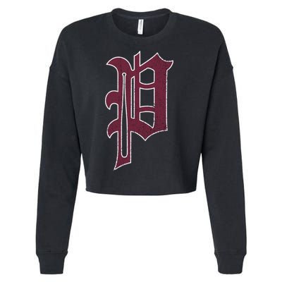 Philadelphia Baseball P Philly Pride Vintage Phill Cropped Pullover Crew