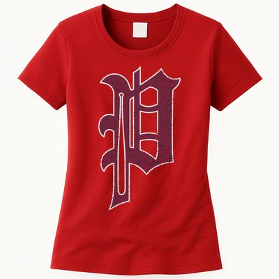 Philadelphia Baseball P Philly Pride Vintage Phill Womens T-Shirt