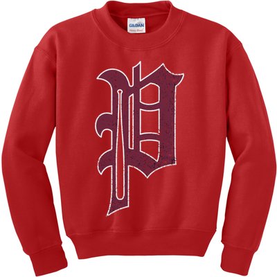 Philadelphia Baseball P Philly Pride Vintage Phill Kids Sweatshirt