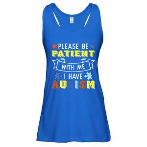 Please Be Patient With Me I Have Autism Awareness Acceptance Gift Ladies Essential Flowy Tank