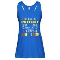 Please Be Patient With Me I Have Autism Awareness Acceptance Gift Ladies Essential Flowy Tank