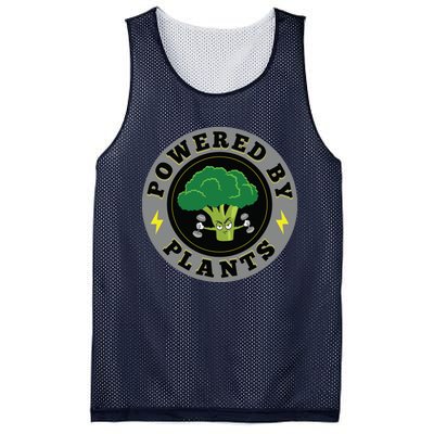 Powered By Plants Funny Vegan Plant Power Mesh Reversible Basketball Jersey Tank