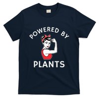 Powered By Plants Retro Womens Vegan Fitness T-Shirt