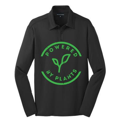 Powered By Plants Vegan Workout Silk Touch Performance Long Sleeve Polo