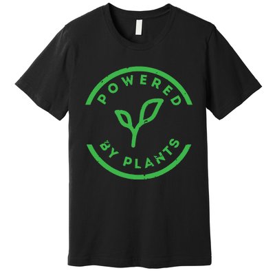 Powered By Plants Vegan Workout Premium T-Shirt