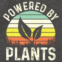 Powered By Plants Veggie Vegan Gardening Vector Backpack