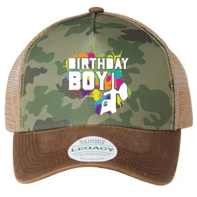 Paintball Birthday Party Theme Legacy Tie Dye Trucker Hat