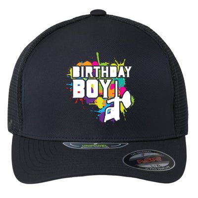 Paintball Birthday Party Theme Flexfit Unipanel Trucker Cap