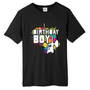 Paintball Birthday Party Theme Tall Fusion ChromaSoft Performance T-Shirt