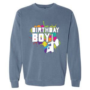 Paintball Birthday Party Theme Garment-Dyed Sweatshirt