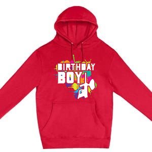 Paintball Birthday Party Theme Premium Pullover Hoodie