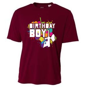 Paintball Birthday Party Theme Cooling Performance Crew T-Shirt