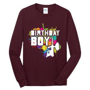 Paintball Birthday Party Theme Tall Long Sleeve T-Shirt