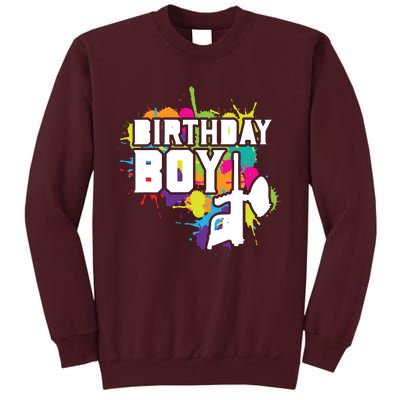 Paintball Birthday Party Theme Tall Sweatshirt