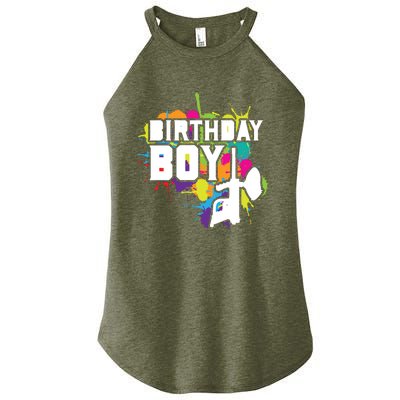 Paintball Birthday Party Theme Women’s Perfect Tri Rocker Tank