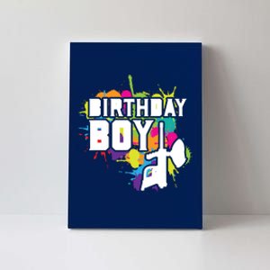 Paintball Birthday Party Theme Canvas