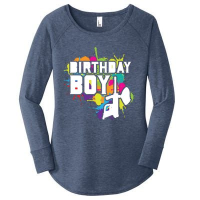 Paintball Birthday Party Theme Women's Perfect Tri Tunic Long Sleeve Shirt