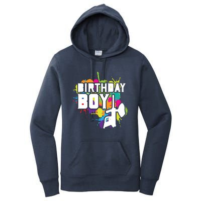 Paintball Birthday Party Theme Women's Pullover Hoodie