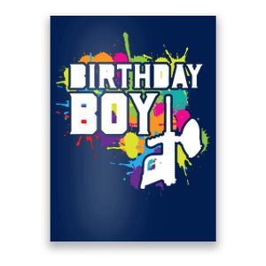 Paintball Birthday Party Theme Poster