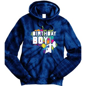 Paintball Birthday Party Theme Tie Dye Hoodie