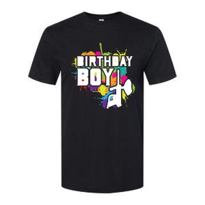 Paintball Birthday Party Theme Softstyle CVC T-Shirt