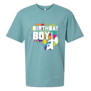 Paintball Birthday Party Theme Sueded Cloud Jersey T-Shirt