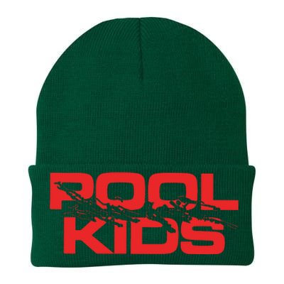 Pool Band Pk Logo Knit Cap Winter Beanie