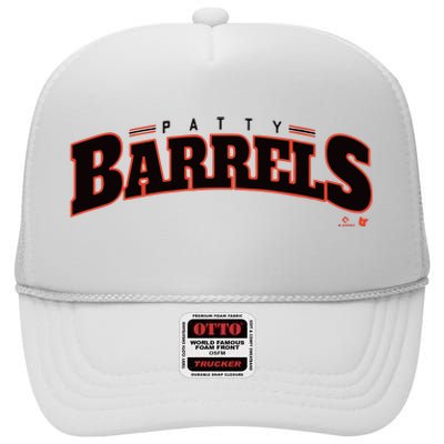 Patrick Bailey Patty Barrels High Crown Mesh Back Trucker Hat