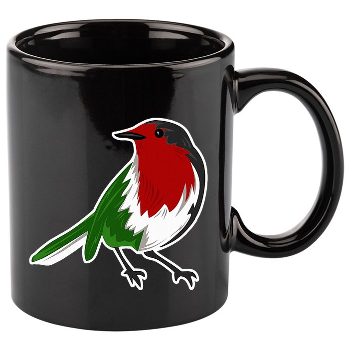 Palestinian Bird Palestinian Flag Palestine 11oz C Handle Ceramic Mug