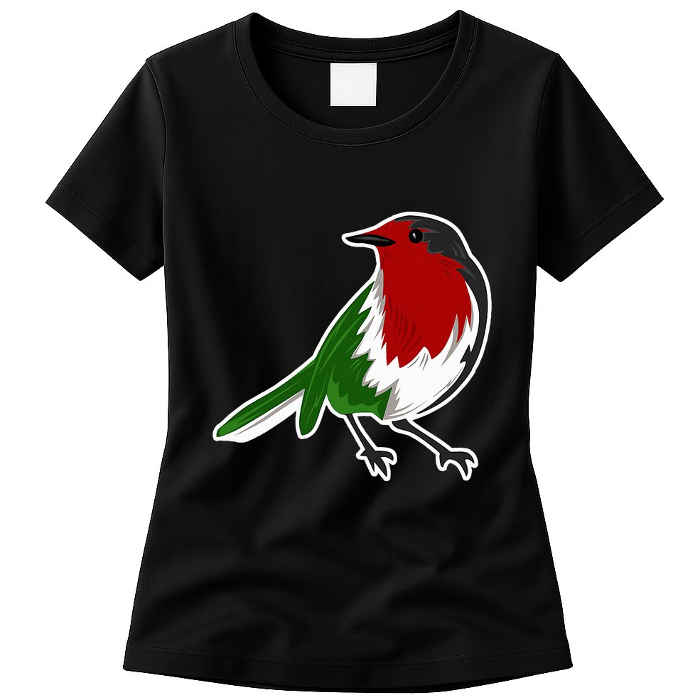 Palestinian Bird Palestinian Flag Palestine Womens T-Shirt