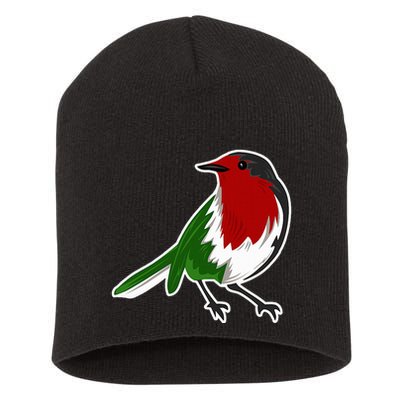 Palestinian Bird Palestinian Flag Palestine Short Acrylic Beanie