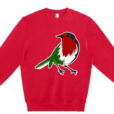 Palestinian Bird Palestinian Flag Palestine Premium Crewneck Sweatshirt