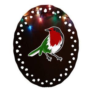 Palestinian Bird Palestinian Flag Palestine Ceramic Oval Ornament