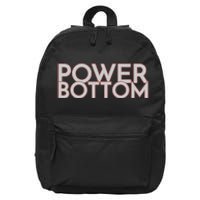 Power Bottom 16 in Basic Backpack