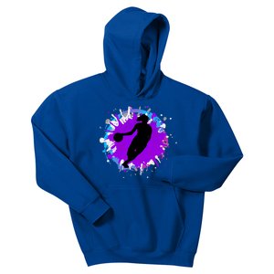 Purple Basketball Player Coach Coaching Motivational Gift Kids Hoodie