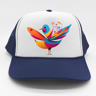 Paper Bird Trucker Hat